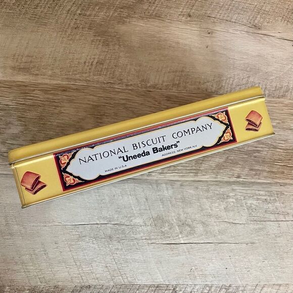 ๐บ Vintage Fig Newton National Biscuit Company Decorative Tin Retro Home Decor - Picture 5 of 11